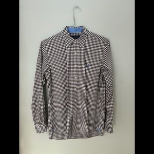Size M, Men’s Ralph Lauren Button down - blue and brown